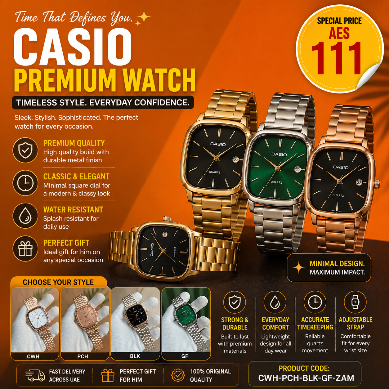 Casio Square Watch
