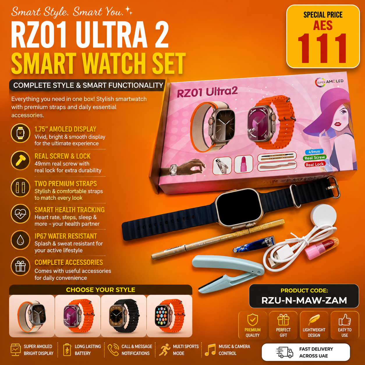 RZ01 Ultra 2 Smart Watch